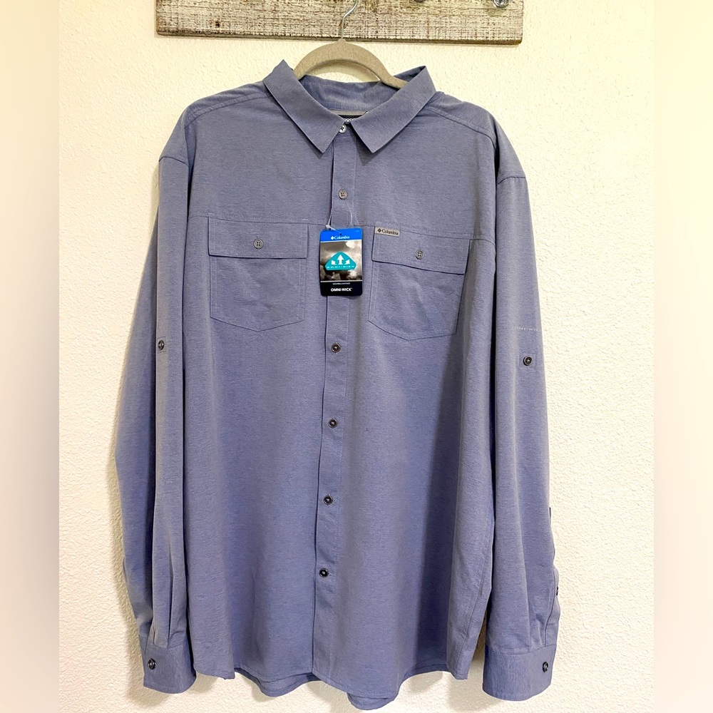 Columbia Men’s Omni Wick Coyote Hill Trail Shirt